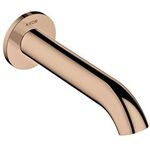 Wanneneinlauf AXOR UNO gebogen polished red gold