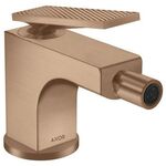 Einhebel-Bidetmischer AXOR CITTERIO m ZAG HGri Rautenschliff bru red gold