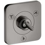 Ab-/Umstellventil AXOR CITTERIO E T/Q UP 12x12 polished black chrome