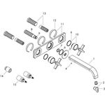 3-Loch Waschtischarmatur AXOR CITTERIO E DN 15 UP m Pl f Wd-mon pol. gold optic