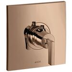 Thermostat HIGHFLOW AXOR CITTERIO 59 l/m UP m Hebelgriff polished red gold