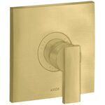 Einhebel-Brausemischer AXOR CITTERIO DN 15, Unterputz brushed brass