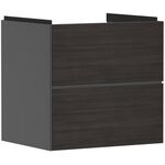 HG Waschtischunterschrank Xevolos E 580x555x475mm Ko sch-gr ma Fr Ei deunkel