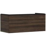 HG Waschtischunterschrank Xelu Q 1180x485x550mm NB du Griff mattschwarz