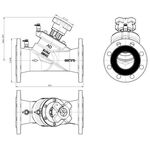 OV Strangregulierventil Hydrocontrol VFC PN 16, Grauguss, Flansch/DIN DN 80