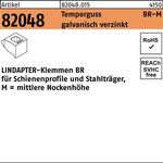 Klemme R 82048 GTW 40 BR 20 /10,0 Temperguss galv.verz. 1St. LINDAPTER