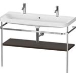 Duravit Waschtischset HAPPY D.2 PLUS 1175x490mm ein Hahnloch weiß seidenmatt