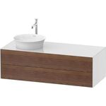 Duravit Waschtischunterbau WHITE TULIP 1300x550mm 2 Schubk we hgl o ES