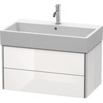 Duravit Waschtischunterbau XSQUARE 784x397x460mm 2 Schubk we hgl ES Ah Mi.