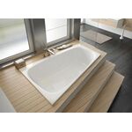 Hoesch Trapez-Badewanne iSENSI 1500x1000x450mm li we