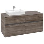 V&B Waschtischunterschrank COLLARO 120x54,8x50cm Waschtisch li Stone Oak