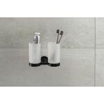Duravit Doppelglashalter STARCK T m Glas r/l weiß matt schwarz matt