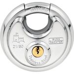 Zylindervorhangschloss 21 80 SB Schlosskörper-B.80mm VA versch.-schl.