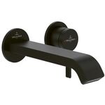 VB Waschtischauslauf-Set Dawn 3 60x60x 201mm ohne Ablaufgarnitur Matt Black