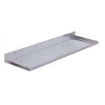 Ablageplatte B445xT150mm alufarben f.Lochplatte RASTERPLAN