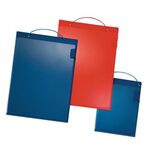 Auftragstasche m.Klettverschluss,Kordel u.Tasche DIN A4 rot VE 10 St. - VPE: 10