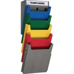 Auftragstasche PVC m.Umbug-Verschweißung DIN A4 grau EICHNER - VPE: 10