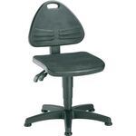 Arbeitsdrehstuhl ISITEC Bodengleiter Integralschaum schwarz 430-600mm BIMOS