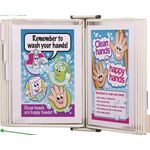 Wandhalter 10 Sichttafeln schwarz lackiertf.A4 TARIFOLD