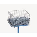 Materialständer Ladefl.-L510xB410mm verstellb.H.500-775mm brillantblau fahrbar