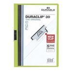 DURABLE Klemmmappe DURACLIP 30 220005 DIN A4 Polyethylen grün