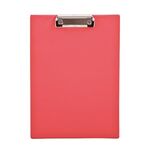 Klemmbrett 23,6x32,1cm Klemme silber Polypropylen rot
