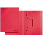 Leitz Jurismappe 39240025 DIN A4 3Klappen Colorspankarton rot