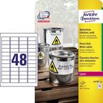 Avery Zweckform Folienetikett L4778-20 weiß 960 St./Pack.
