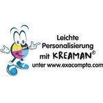Exacompta Ordner KreaCover 53789E A4 70mm PVC weiß