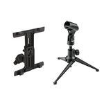 OMNITRONIC Set KS-4 Tisch-Mikrofonstativ + PD-4 Tablethalter