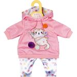 Dolly Moda Pulli+Leggings Kätzchen, 43cm