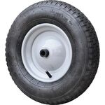 Luftrad D.400mm Radbreite 100mm m.Achse u.Kunststoffgleitlager CAPITO
