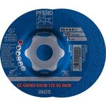 Schleifscheibe CC-GRIND-SOLID SG INOX D125xSmm gekr.INOX PFERD - VPE: 10