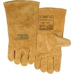 Schweißerhandschuhe Bucktan Gr.L (9) gelb Rindspaltleder 5 PA - VPE: 5