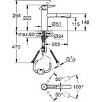 Grohe Einhand-Spültischbatterie CONCETTO 1/2Zoll mi-ho Ala chr