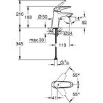 Grohe EH-WTbatt EUROSTYLE 1/2Zoll S-Size chr