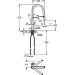 GROHE Einhand-Spültischbatterie Concetto 1/2Zoll Profibrause su-st