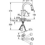 GROHE EH-Spültischbatterie Parkfield 1/2Zoll su-st