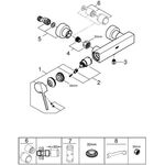 Grohe Einhand-Brausebatterie PLUS 1/2Zoll su-st