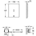 Grohe Infrarot-Elektronik TECTRON BAU E f WC-Spülkasten Trafo awe