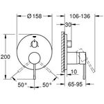 Grohe Einhandbatterie ESSENCE m 3-Wege-Umstellung co sun