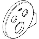 Grohe Rosette SMARTCONTROL supersteel, rund