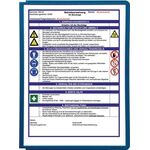 Sichttafel PP m.Profilrahmen schwarz DIN A4 reflexionsarm 5St./Btl.DURABLE