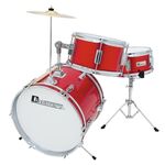 DIMAVERY JDS-203 Kinder Schlagzeug, rot