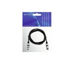 OMNITRONIC XLR Kabel 3pol 0,5m sw