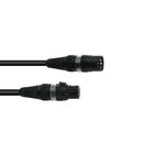 SOMMER CABLE DMX Kabel XLR 3pol 1m sw Hicon