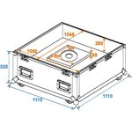 ROADINGER Flightcase Spiegelkugel 100cm