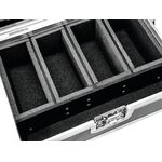 ROADINGER Flightcase 4x AKKU Flat Light Serie