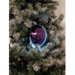 EUROPALMS LED Snowball 15cm, lila