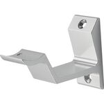 Handlaufträger 3542 Alu.silberf.elox.gewölbte Auflage HERMETA